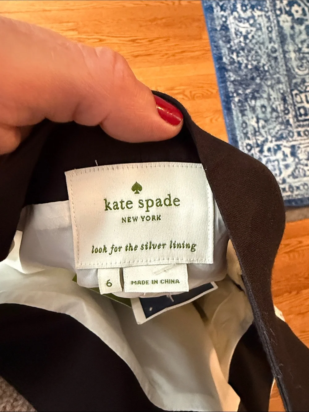 NWT kate spade Black and Cream Colorblock Sleeveless Fit-and-Flare Dress